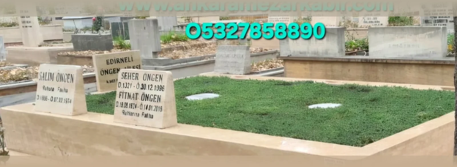 Karşıyaka Mezarlığında VIP Mezar Bakımı