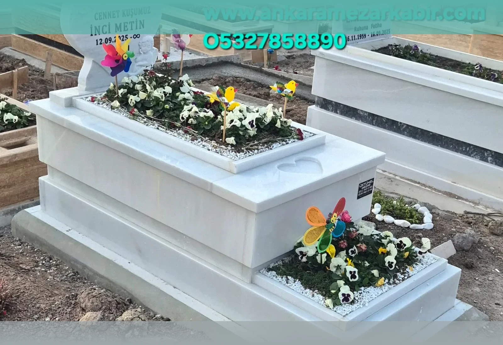 Mezar Yenileme Calismasi - Karşıyaka Mermer Mezar Ankara
